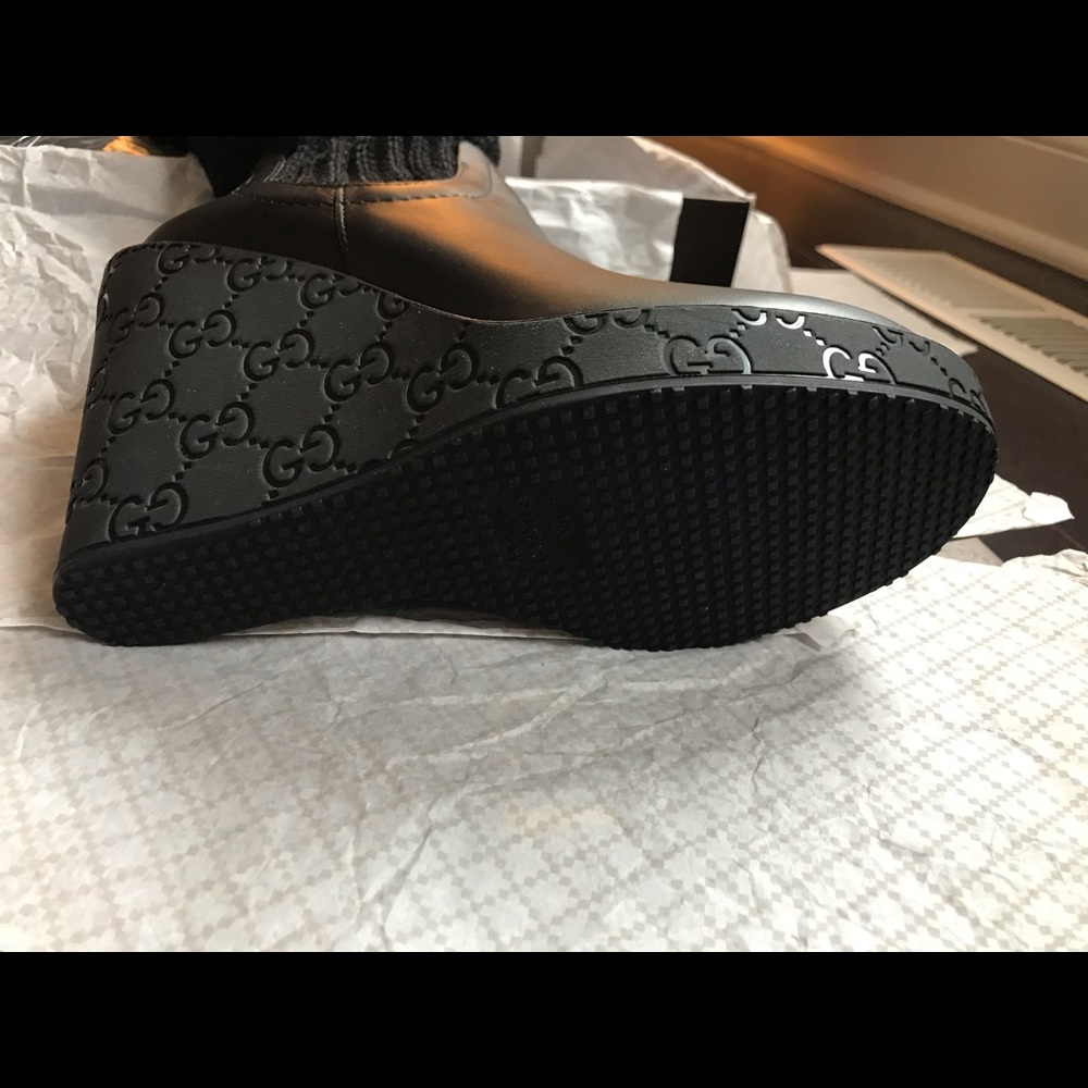 NEW Gucci size 35 Aspen Wool Babylon boots - Picture 5 of 10